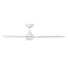 Wac Blitzen Indoor and Outdoor 3-Blade Smart Ceiling Fan 54in Matte White with Remote Control F-060
